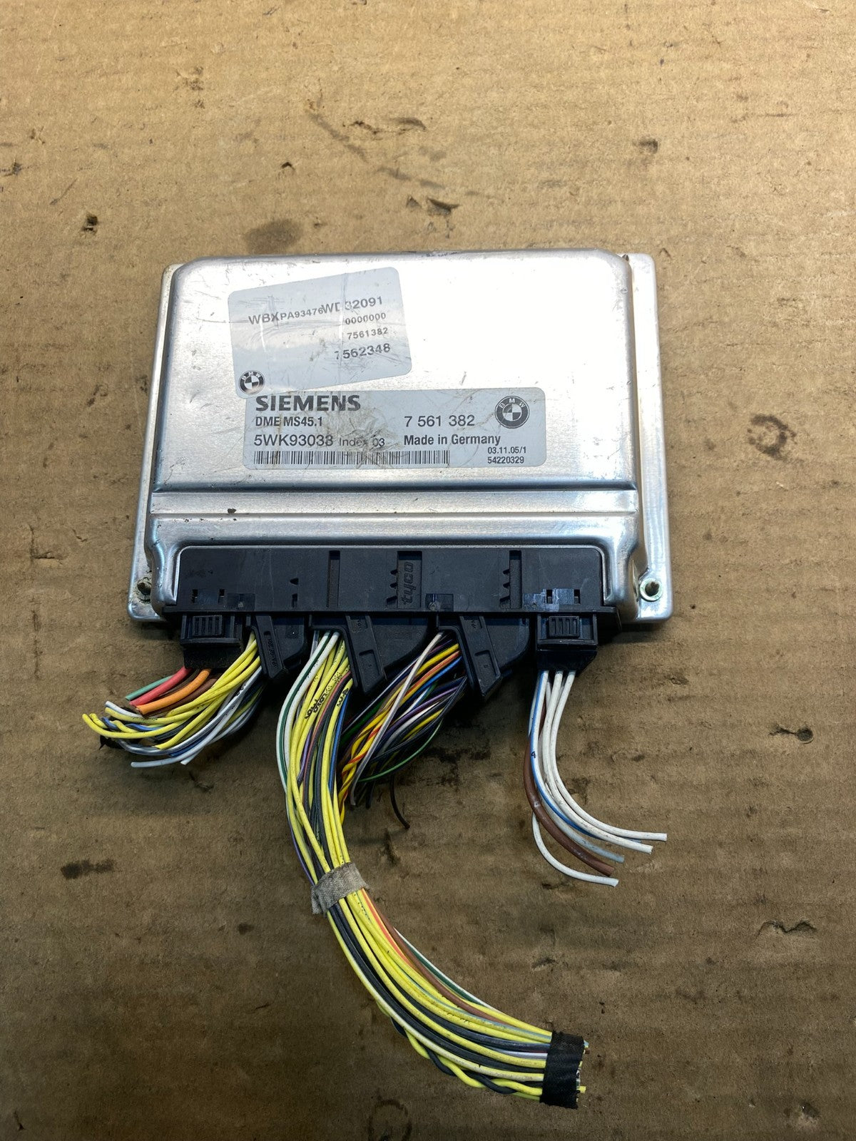 2003 2006 Bmw X3 ECU ECM Engine Control Module Computer 7561382 ad3510 DG0