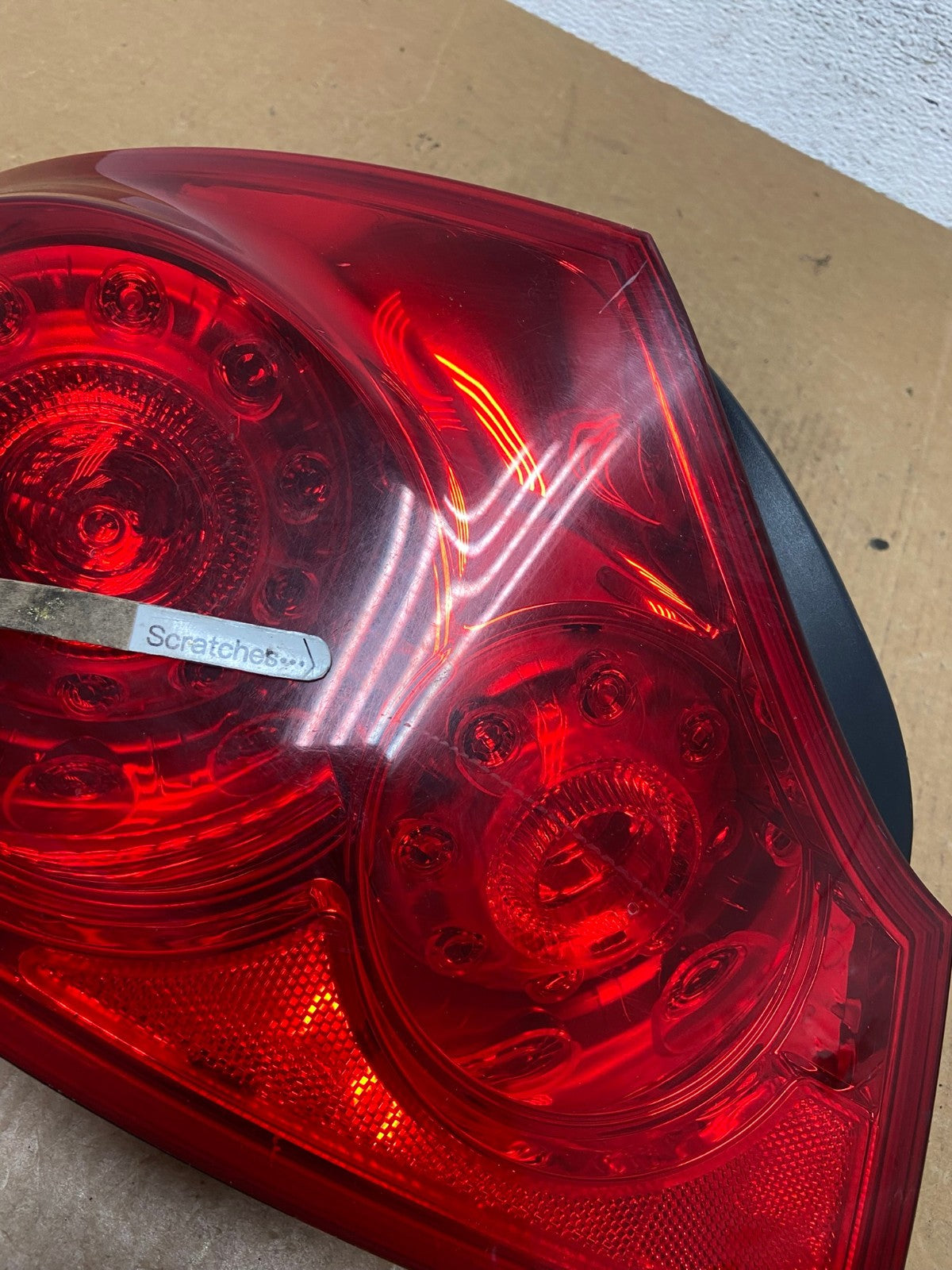 2007 to 2013 Infiniti G35 G37 Sedan Left Driver LH Side Tail Light AE0391 LK3