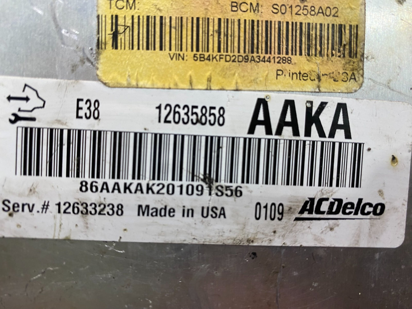 2010 2014 Chevrolet Express Savanna Engine Computer ECM ECU AA5462 DG4