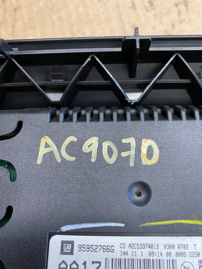 2010-2011 Chevrolet Equinox Radio Face Climate Control Panel Bezel ac9070 DG5