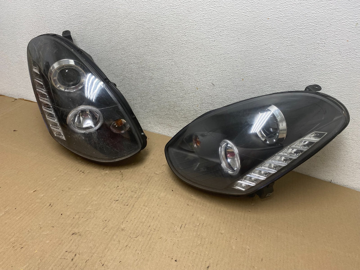 2003 2007 Infiniti G35 Coupe Left+Right Set Black LED Headlights ag7971 DG2
