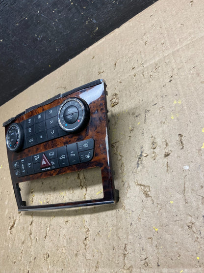 2007-2012 Mercedes X164 GL350 GL450 Climate Control Bezel Wood Switch U5685 DG1