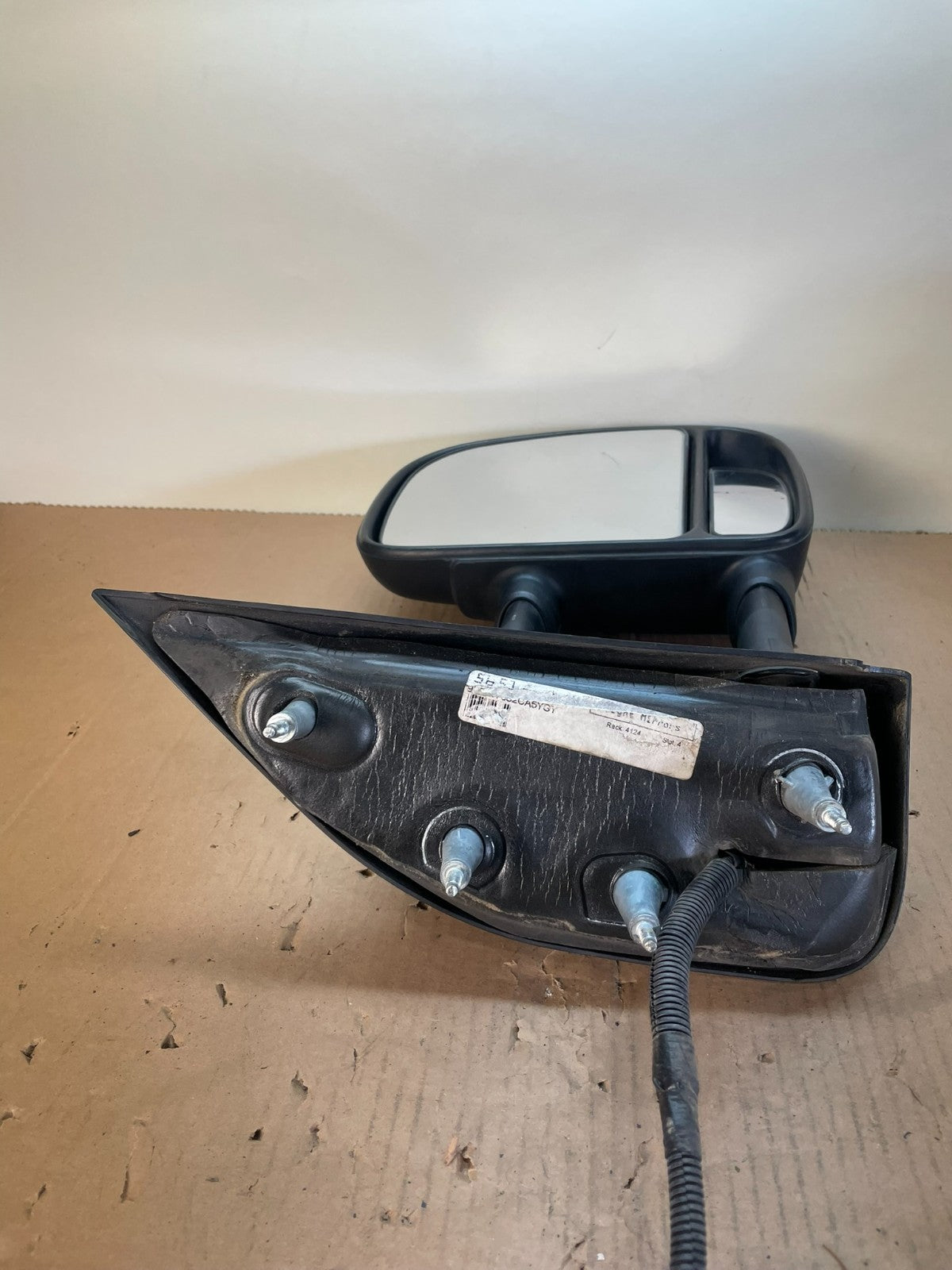 2002-2014 Ford E150 E250 Van Right Passenger Door View Two Arm Mirror AH8613 DW4