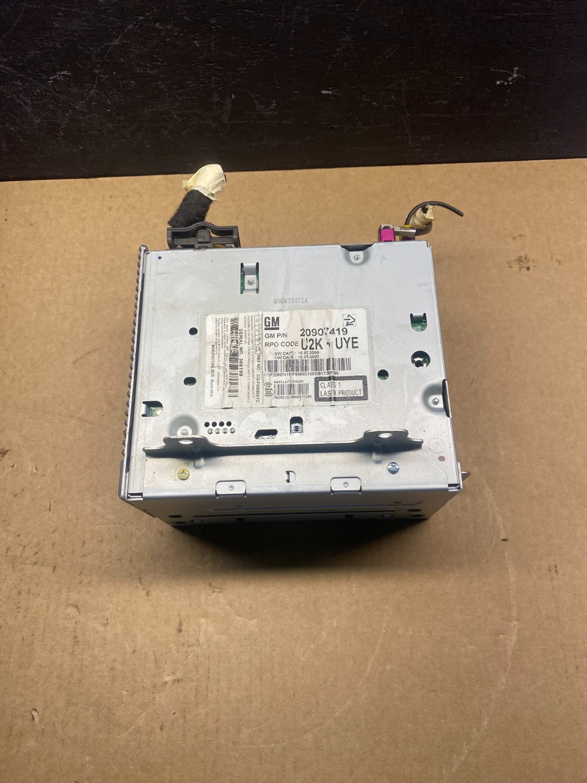 2010 Lacrosse SRX Camaro Equinox Terrain Regal Radio AM/FM Receiver ac7079 DG3