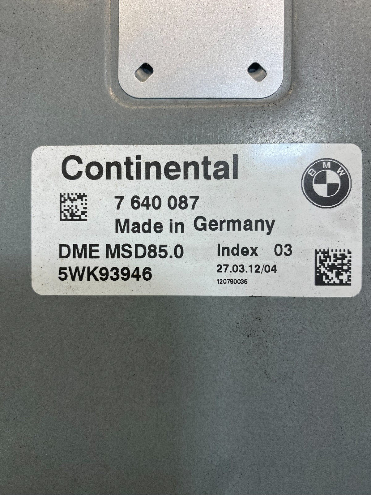 2011 2012 2013 Bmw 550i F10 4.4LEcm Ecu Engine Computer OEM ab4247 DG2