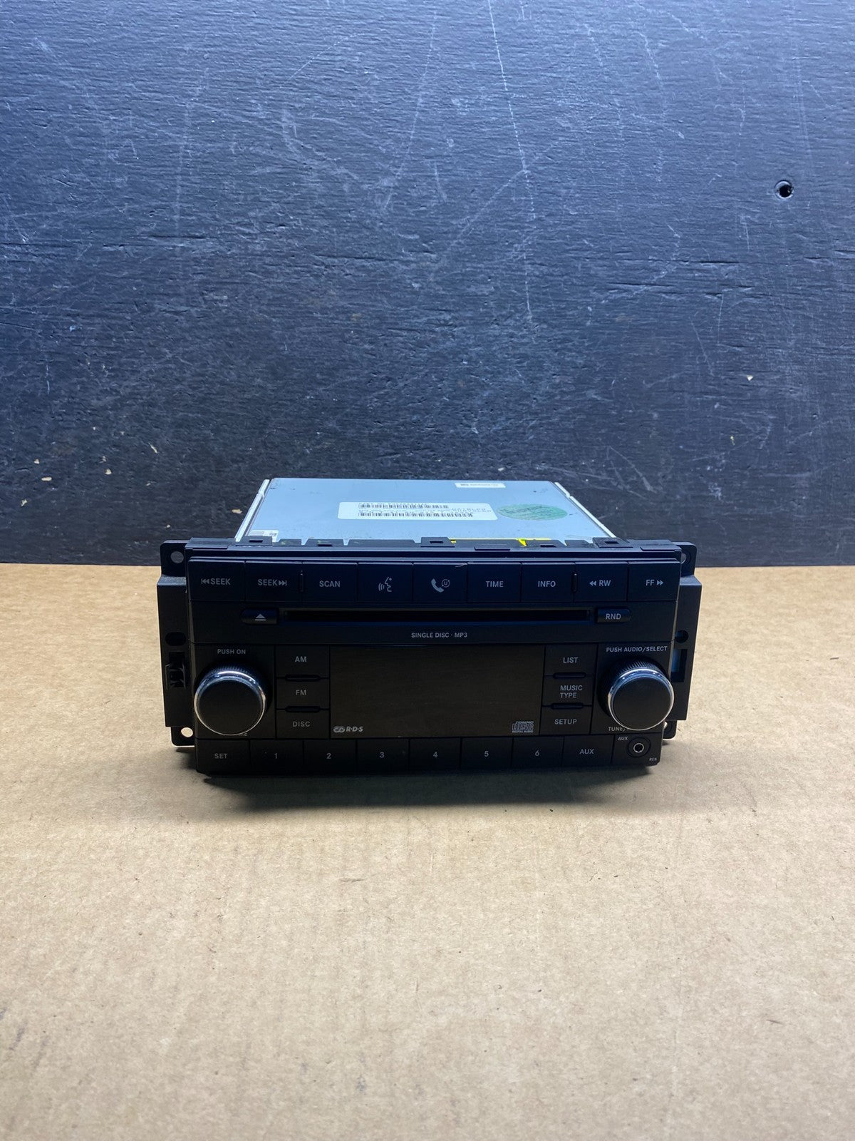 2007-2012 Chrysler Dodge Jeep Ram Radio CD MP3 AUX Receiver AH4973 DG0