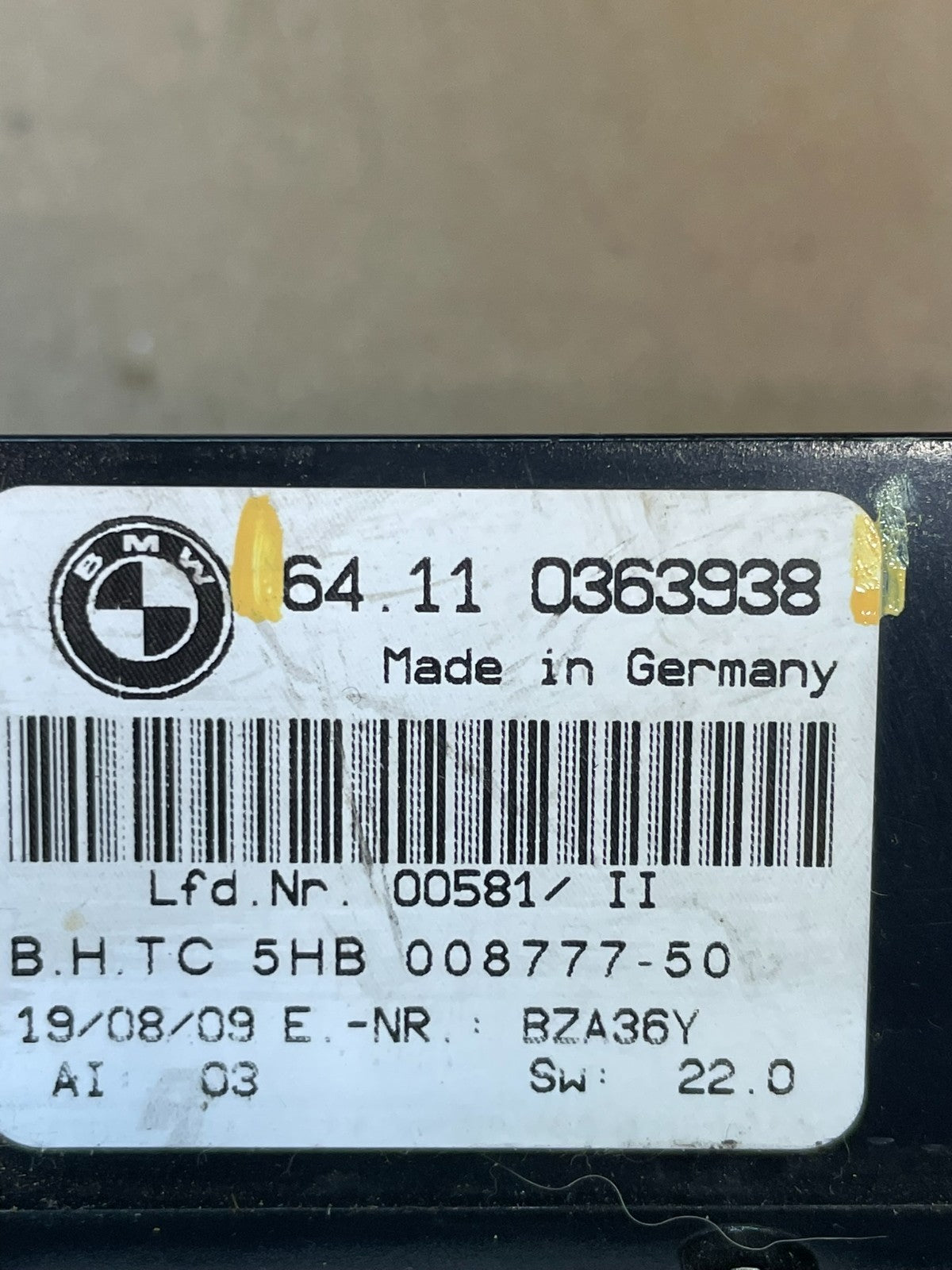 2004-2010 Bmw X3 AC Heater Climate Control Temperature Panel Trim AE3409 DG7