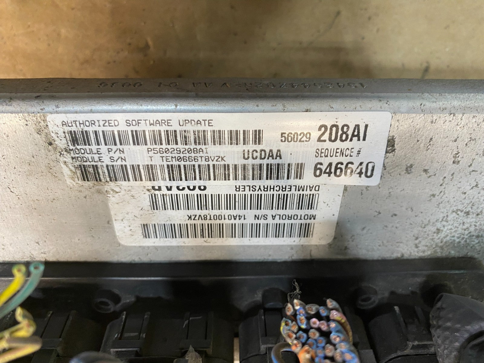 2006 Dodge RAM 1500 Durango 5.7L Engine Computer Module ECU PCM AD9793 DW2