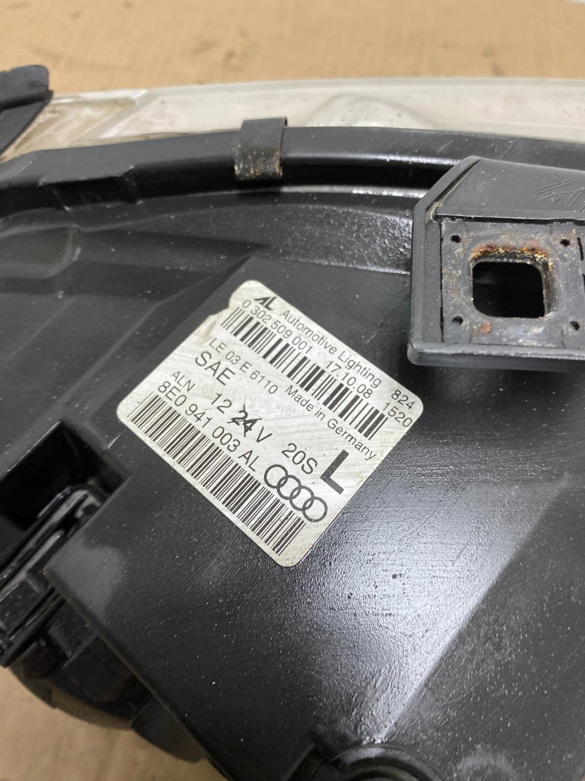 2006 2007 2008 Audi A4 Headlight Halogen Left Driver LH Side Oem AC0353 DW9