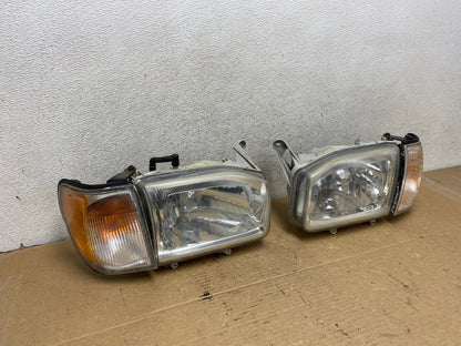 1999-2004 Nissan Pathfinder Left+Right Side Set Halogen Headlights AH8022 LK1