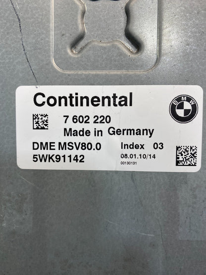 2007 - 2011 BMW 328i 528i E90 ECM ECU Engine Computer 7602220 AA7649 DG2