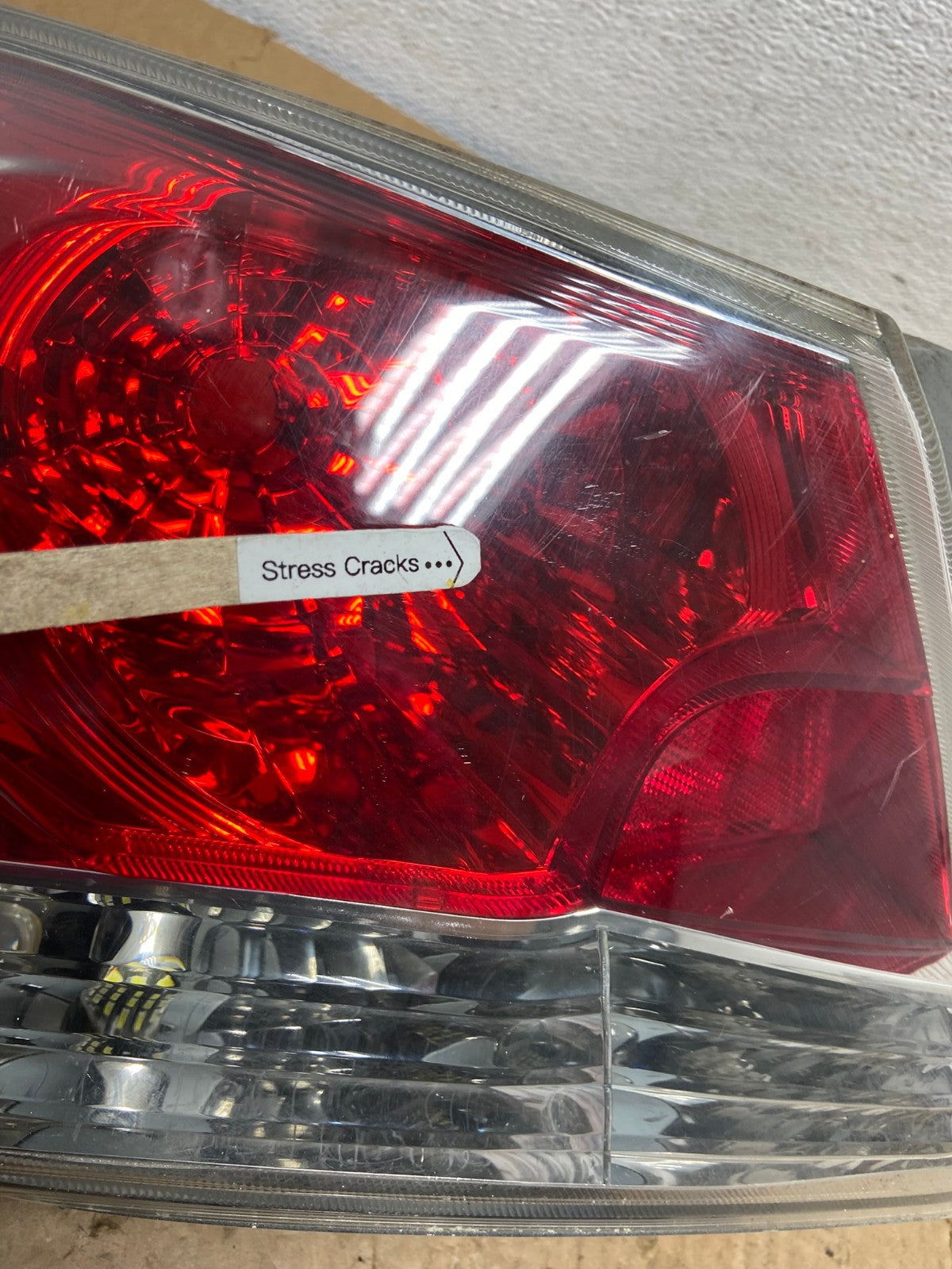 2008 to 2012 Honda Accord Sedan Tail light Left Driver LH Side AC8199 LK4