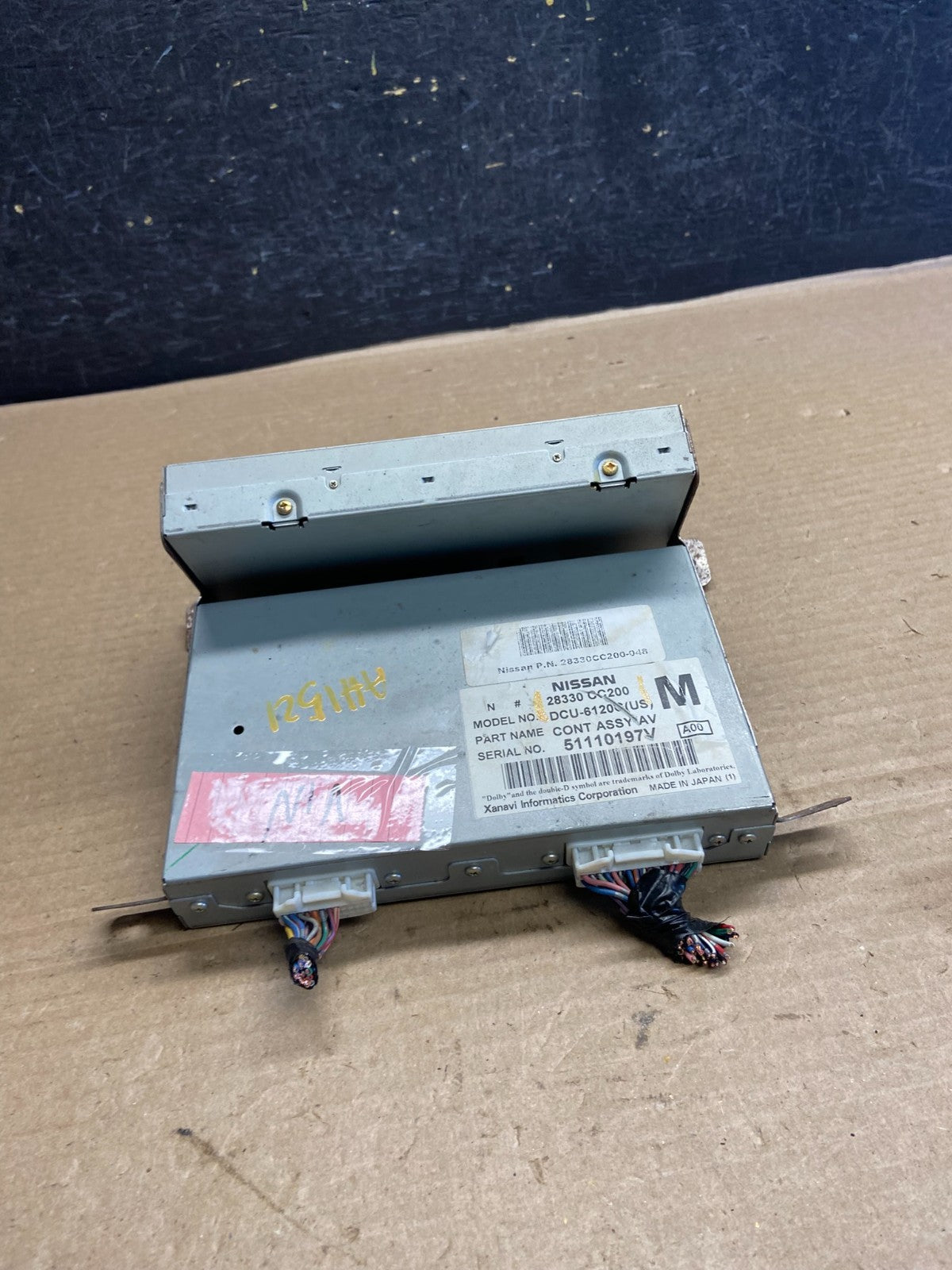 2006 to 2009 Nissan Pathfinder Radio Display Information Screen AH1521 DG3