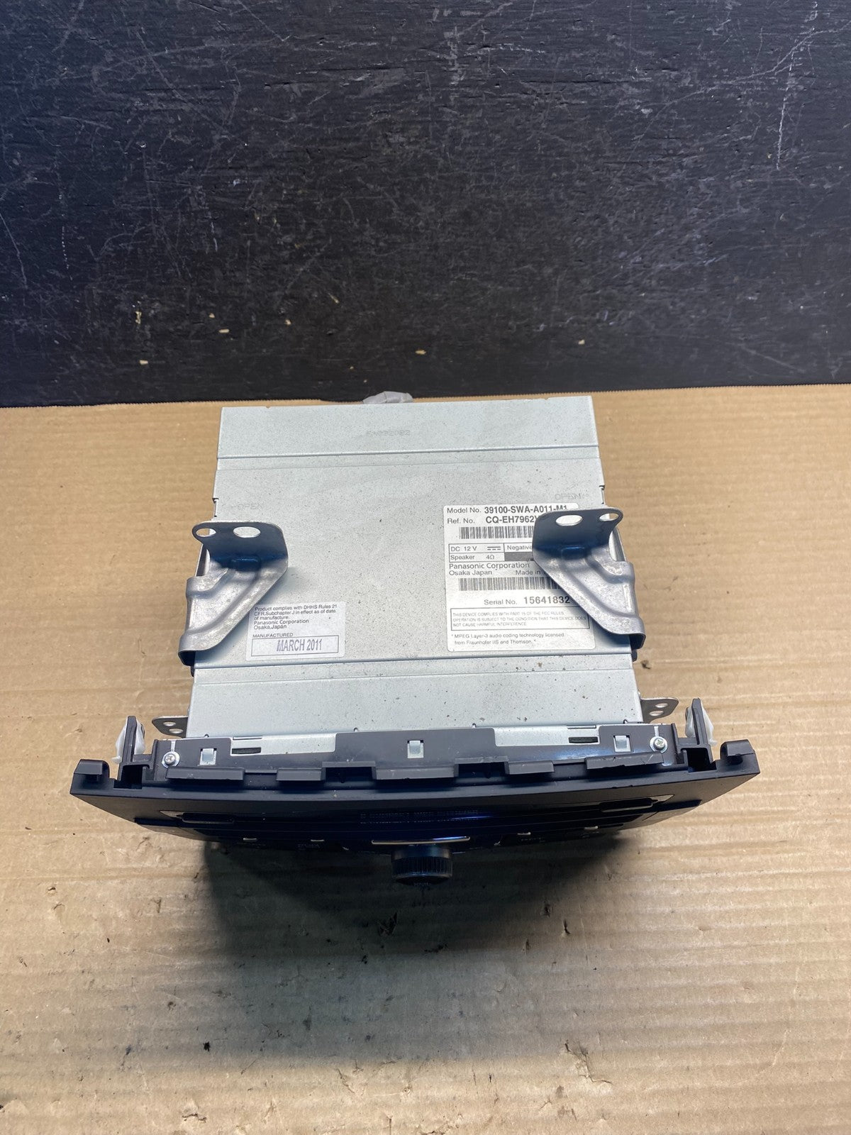 2010-2011 Honda CRV CR-V 6 CD AUX Player Radio Stereo CD Player AF3898 DG3