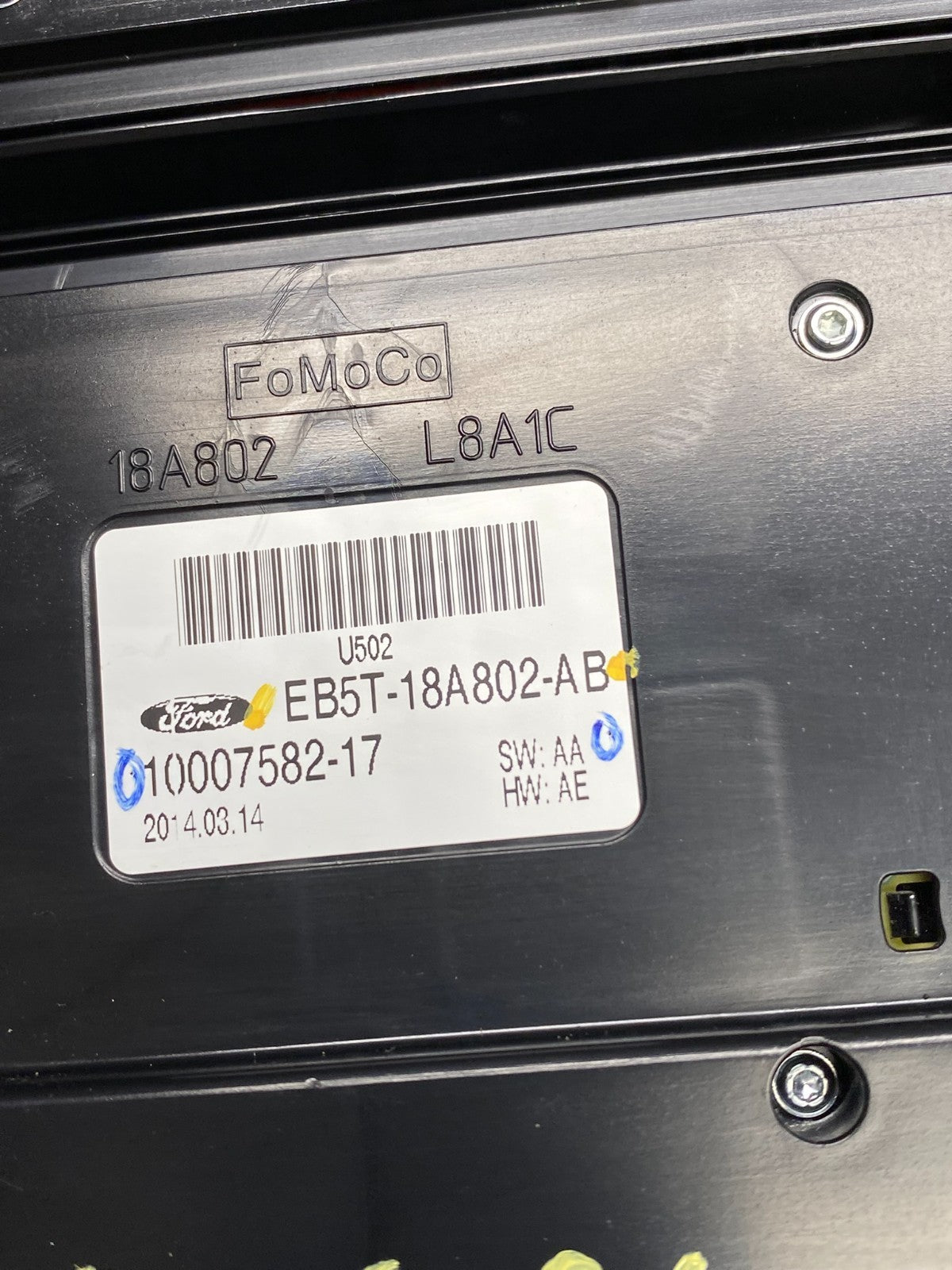 2014 2015 Ford Explorer Radio Climate Control Trim Bezel Panel AG6396 DG5