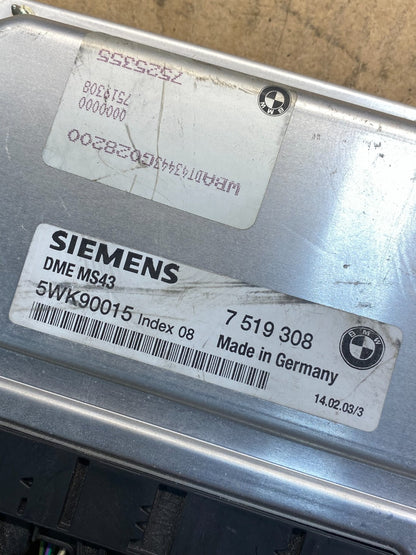 2003 to 2005 BMW X5 ECM ECU Engine Control Computer Module 7519308 AH5067 DG2