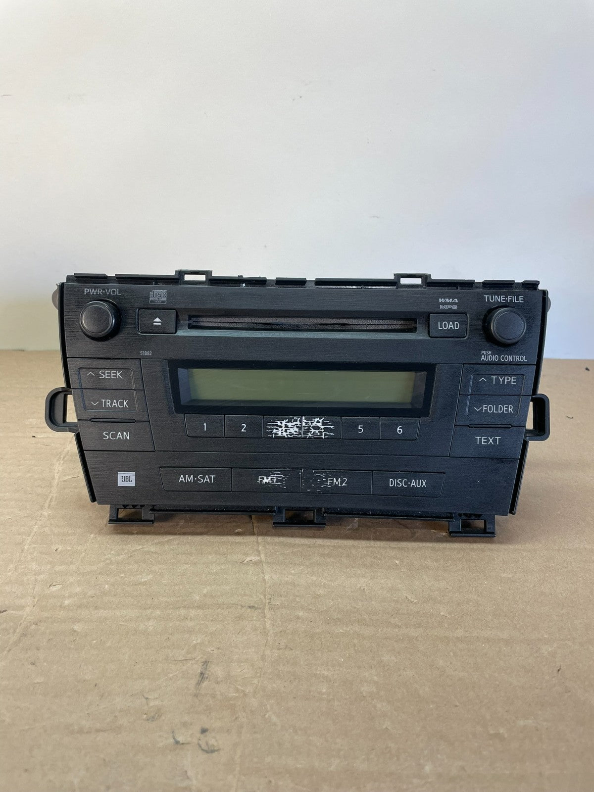 2010 to 2011 Toyota Prius Radio Stereo Receiver Aux Disc CD Player ai0542 DG0
