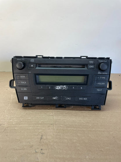 2010 to 2011 Toyota Prius Radio Stereo Receiver Aux Disc CD Player ai0542 DG0