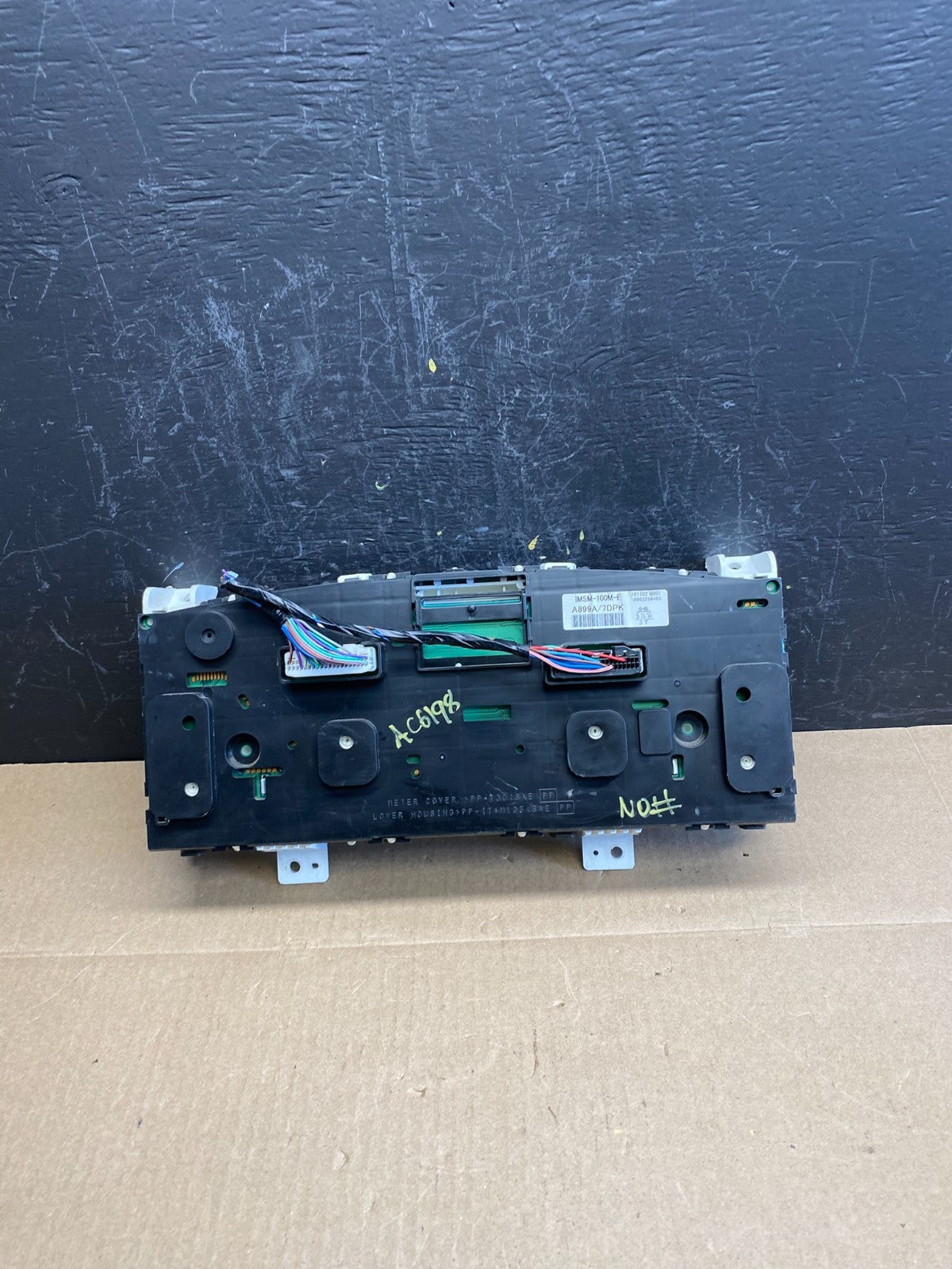 2012 Isuzu NPR USED Instrument Cluster P#IMSM-100-E 8980886511 AC61985