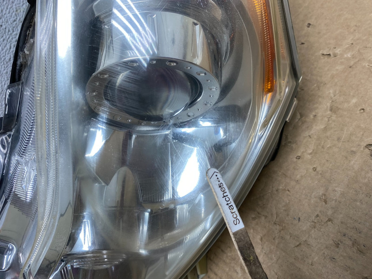 Sedan 4Door 2010 to 2013 Infiniti G37 Left Driver Headlight Xenon AF7436 DW3