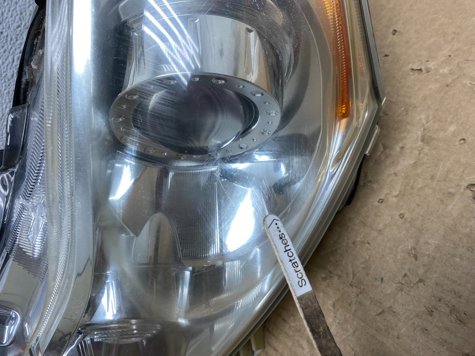 Sedan 4Door 2010 to 2013 Infiniti G37 Left Driver Headlight Xenon AF7436 DW3