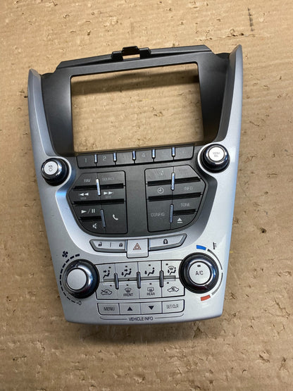 2012-2015 Chevy Equinox Terrain Radio Face Climate Control Panel Bezel AG8356 DG0