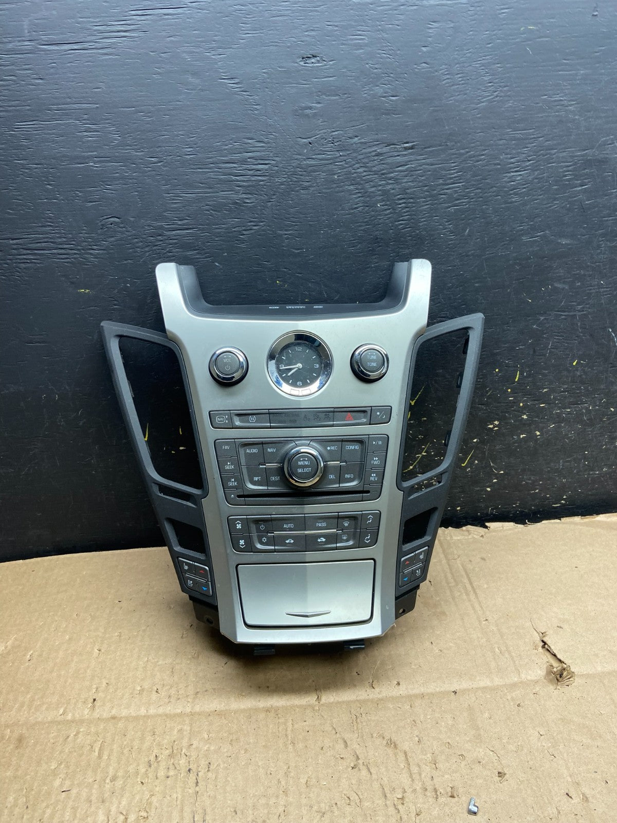 2008-2012 Cadillac CTS A/C Heater Radio Climate Control Panel Bezel OEM Y5437 DG0