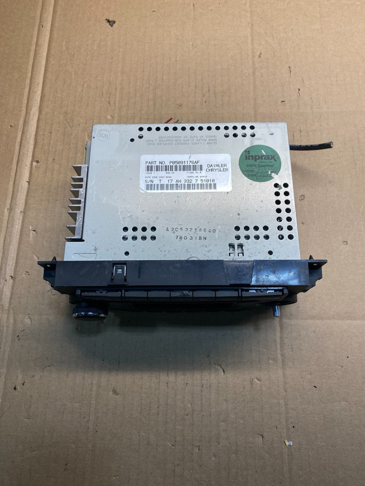 2005-2009 Chrysler Dodge Jeep Ram Radio CD MP3 AUX Receiver AB2682 DG3
