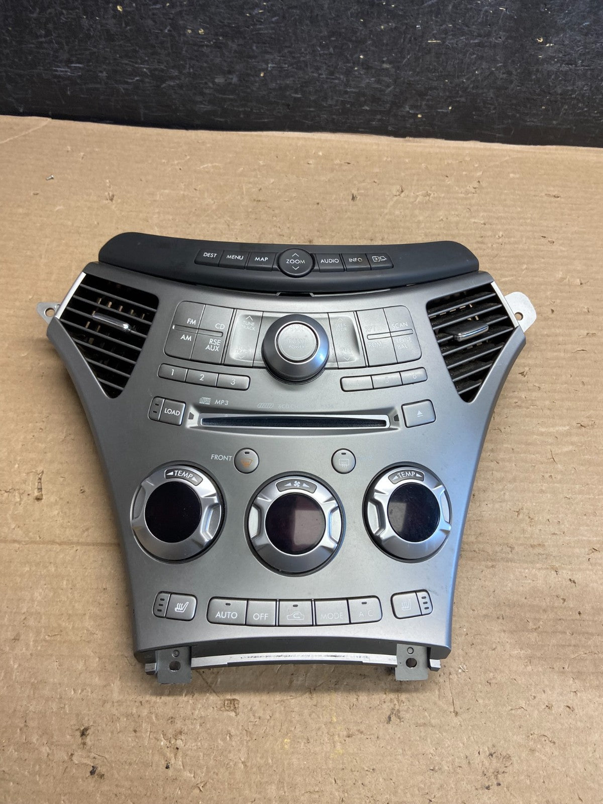 2006-2009 Subaru Tribeca Radio CD Player Climate Control Bezel Panel AH3816 DG0