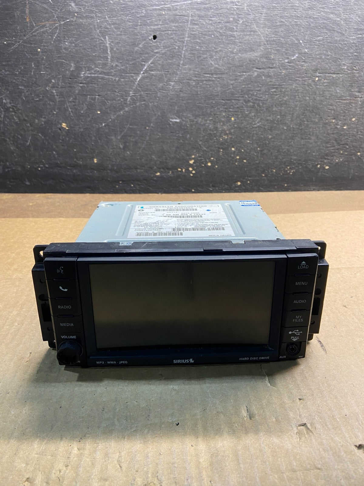 2007 2014 Jeep Dodge Chrysler Screen Display CD Player Satellite Radio Y7443 DG0