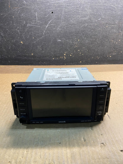 2007 2014 Jeep Dodge Chrysler Screen Display CD Player Satellite Radio Y7443 DG0