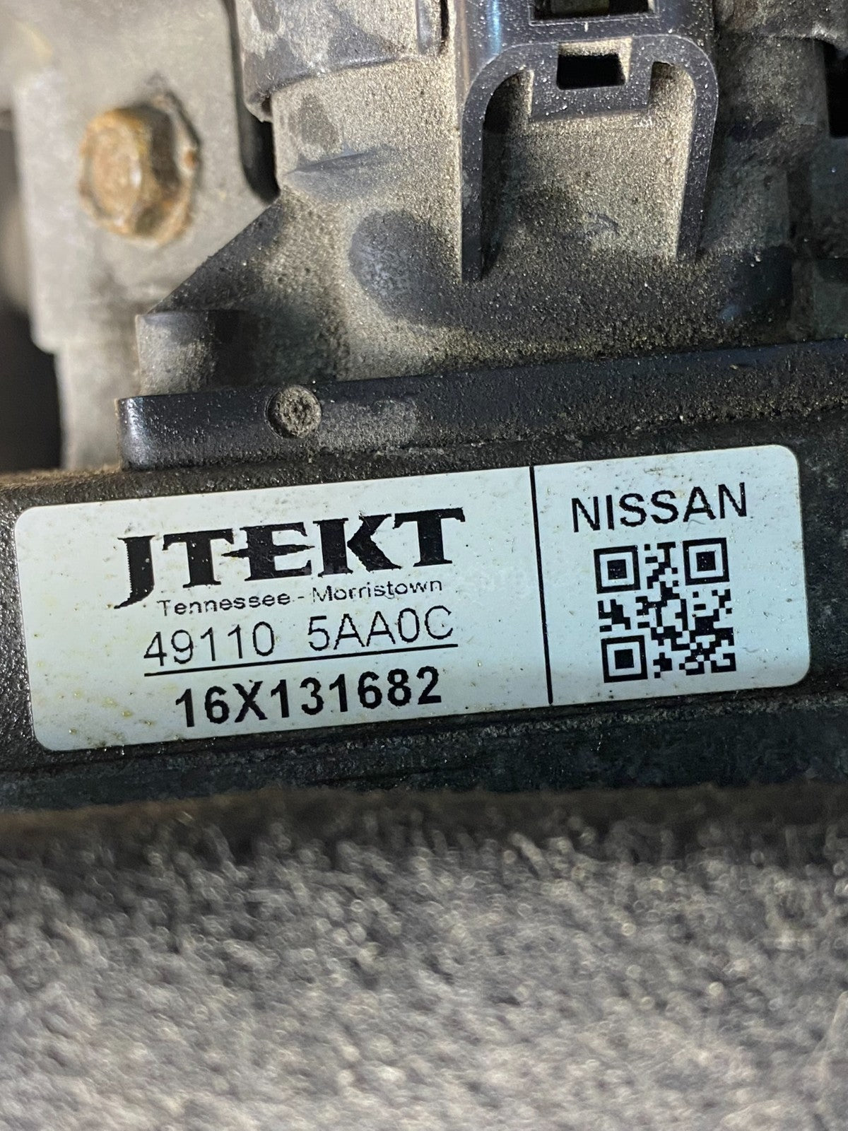 2015 - 2018 Nissan Altima Power Steering Pump Motor Unit AE7905 DG6