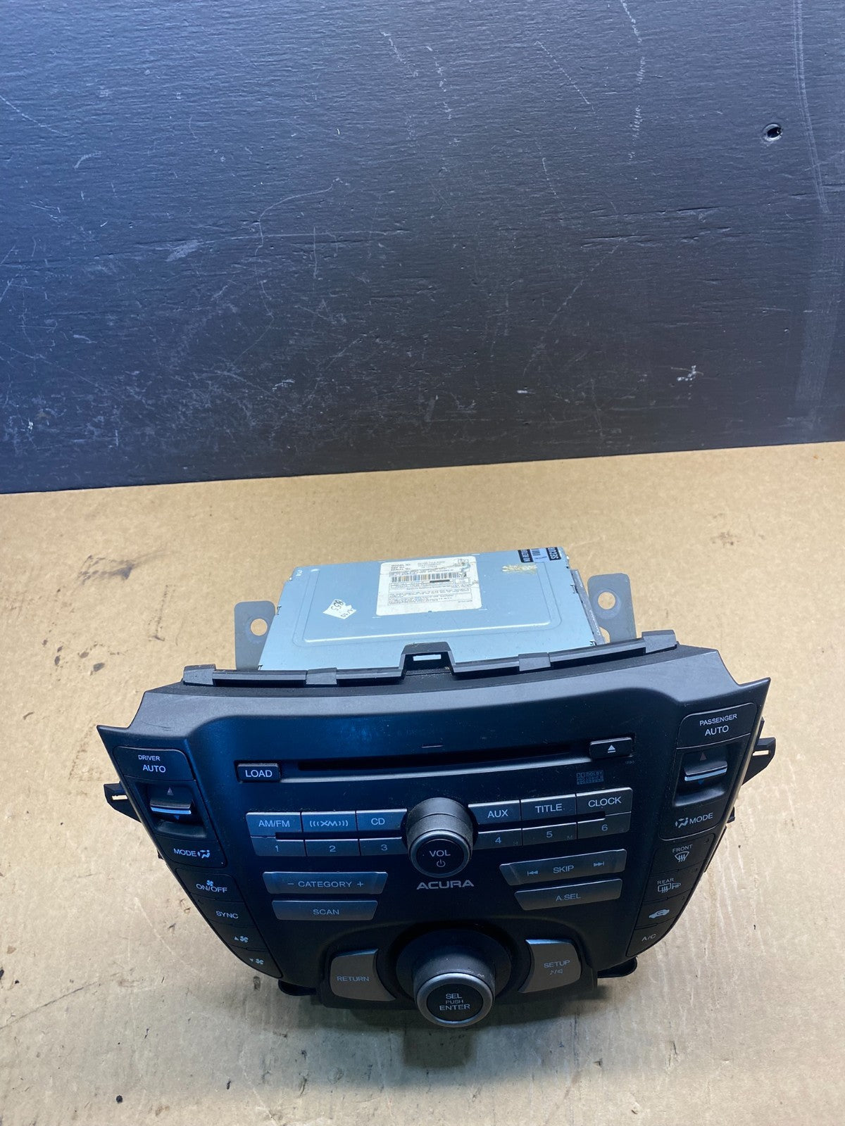 2009 2011 Acura TL AM FM CD MP3 DVD Navigation Radio Player Receive ac7105 DG3