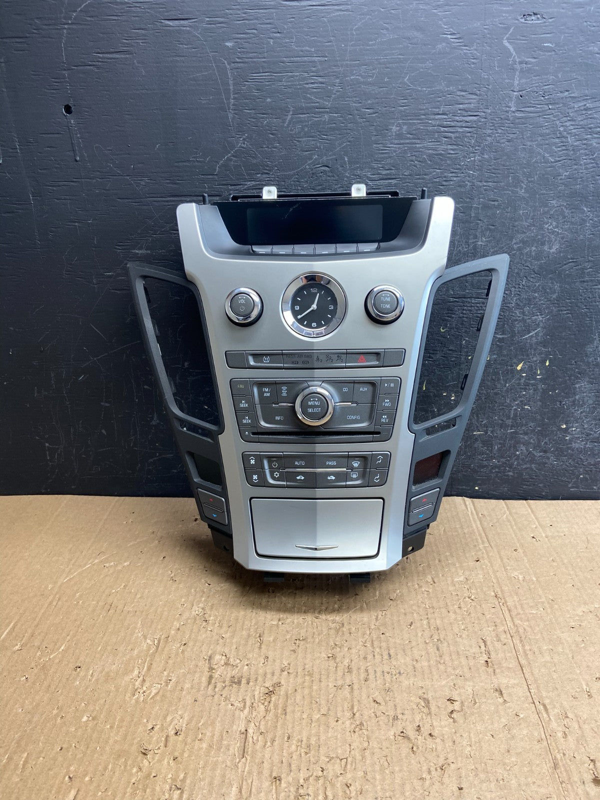 2008-2012 Cadillac CTS A/C Heater Radio Climate Control Panel Bezel OE AF1481 DG0