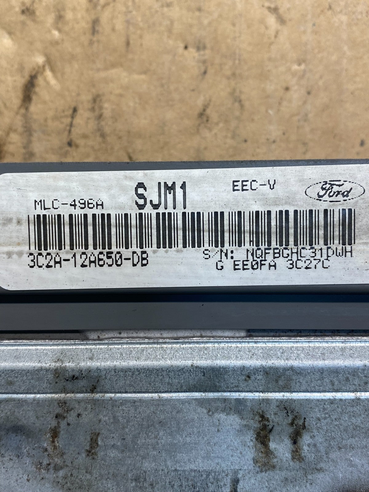 2003 Ford Van E150 E250 5.4L Engine Control Module Unit ECU ag9561 DG2