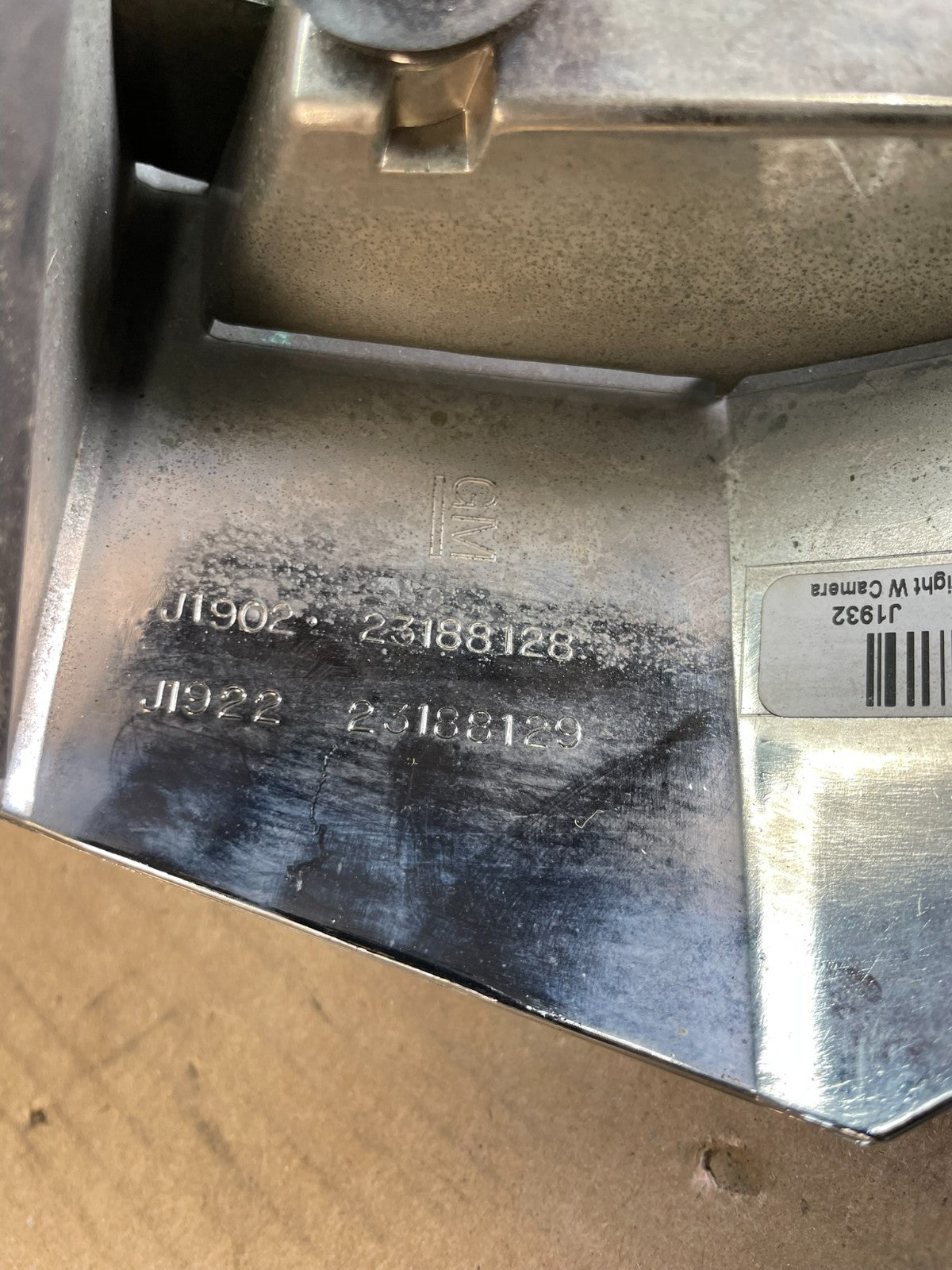 2010-2015 Gmc Terrain Liftgate Handle Trim Back Up Camera Chrome Panel AC1870 DG6