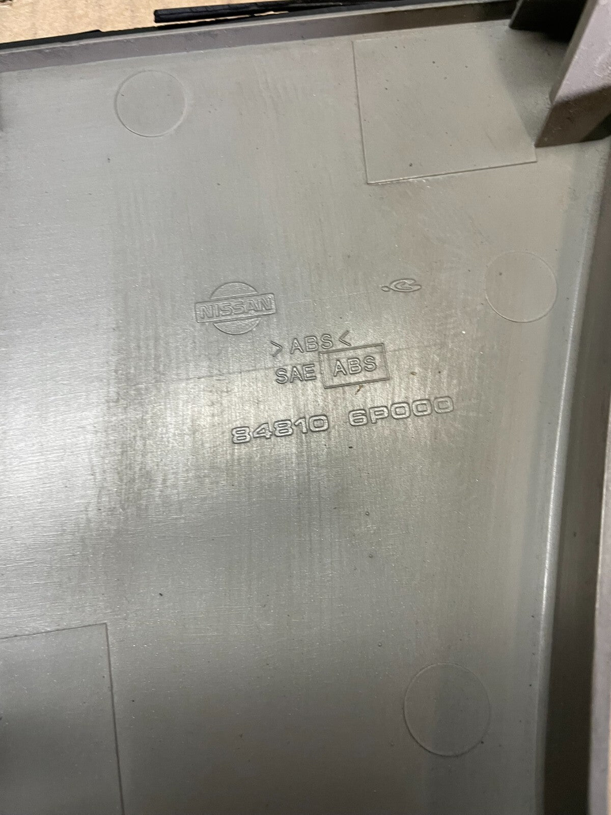 1997 2001 Infiniti Q45 Rear Trunk Garnish License Plate Frame OEM L92108