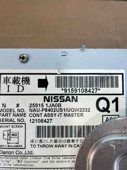 2010 - 2011 Nissan Murano Maxima   Radio CD Player AM/FM Receiver AC4894 DG7