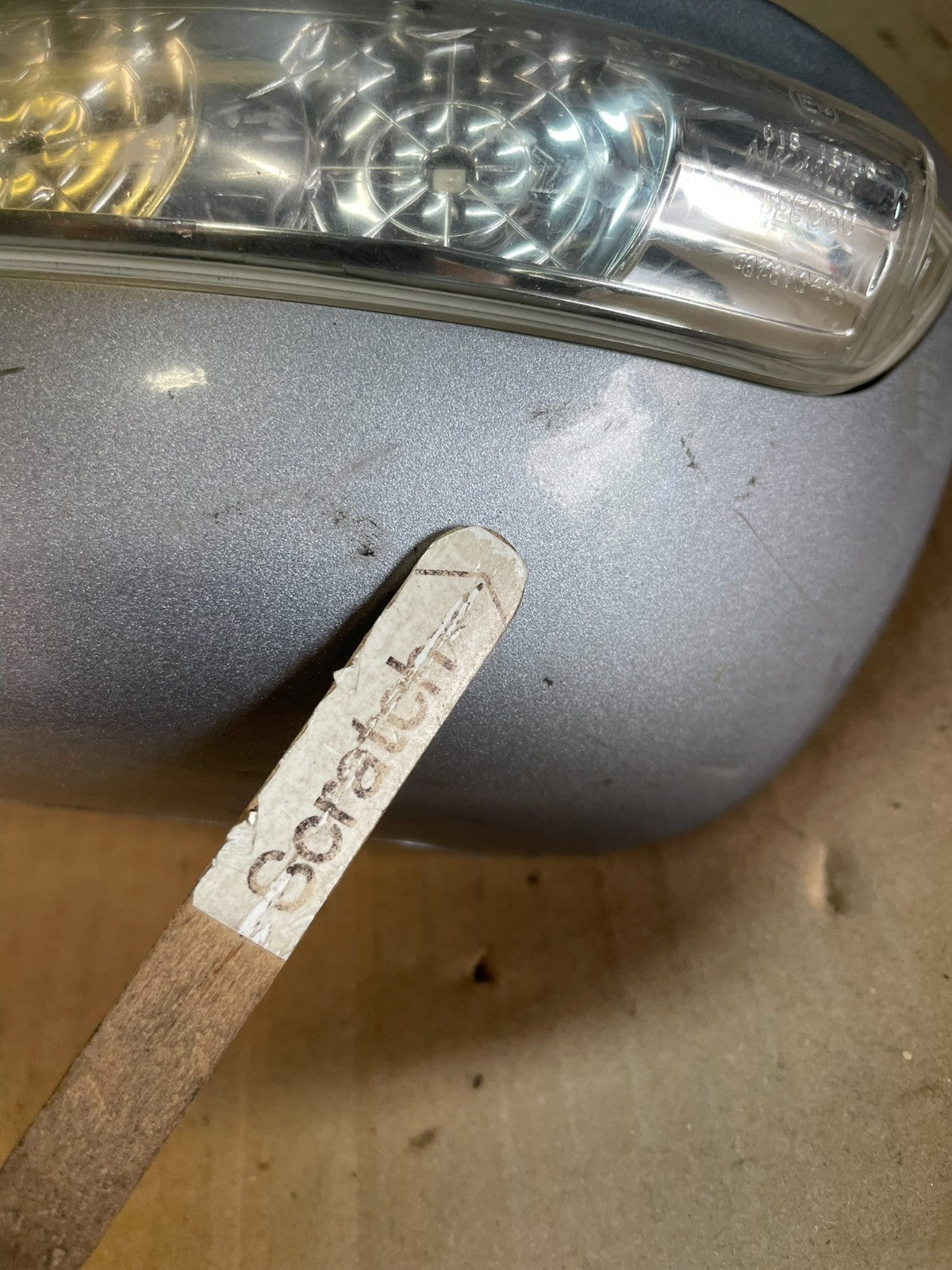 2011-2015 Hyundai Sonata Left Driver Side View Turn Sgn Door Mirror OE AD8647 DW8