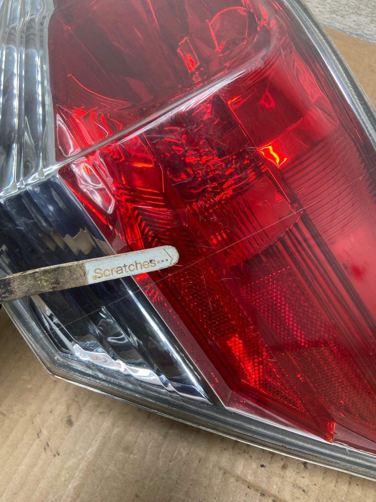 2008 to 2012 Honda Accord Sedan Tail light Right Passenger Side DEPO AI7033 LK3