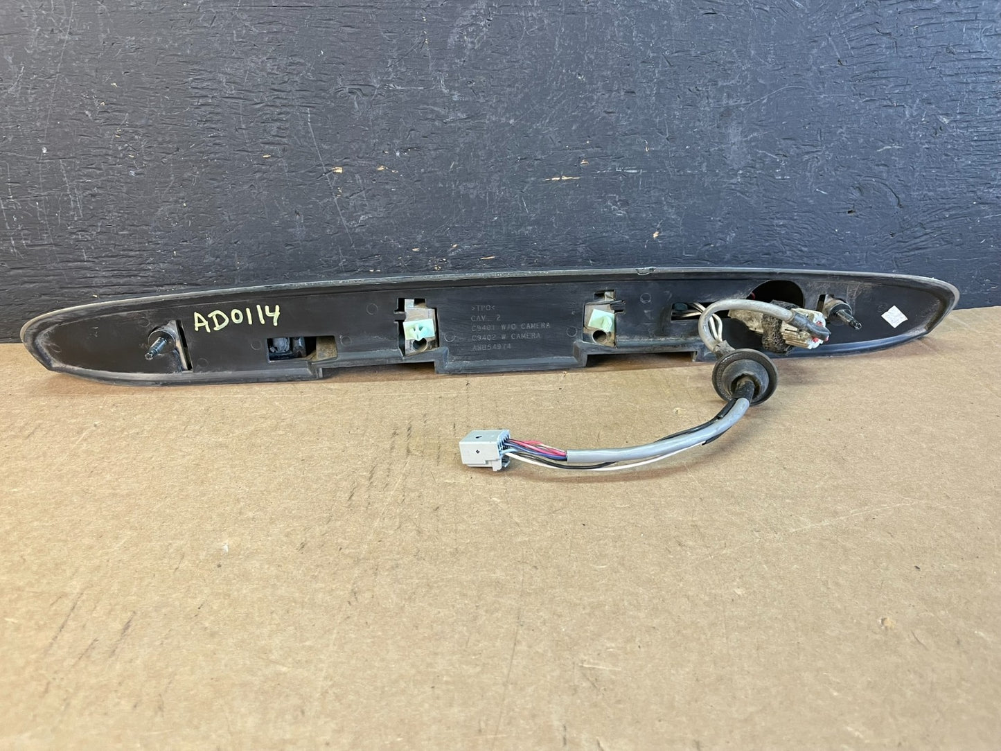2010-2015 Gmc Terrain Lift Gate Handle Trim Back Up Camera AD0114 DG6