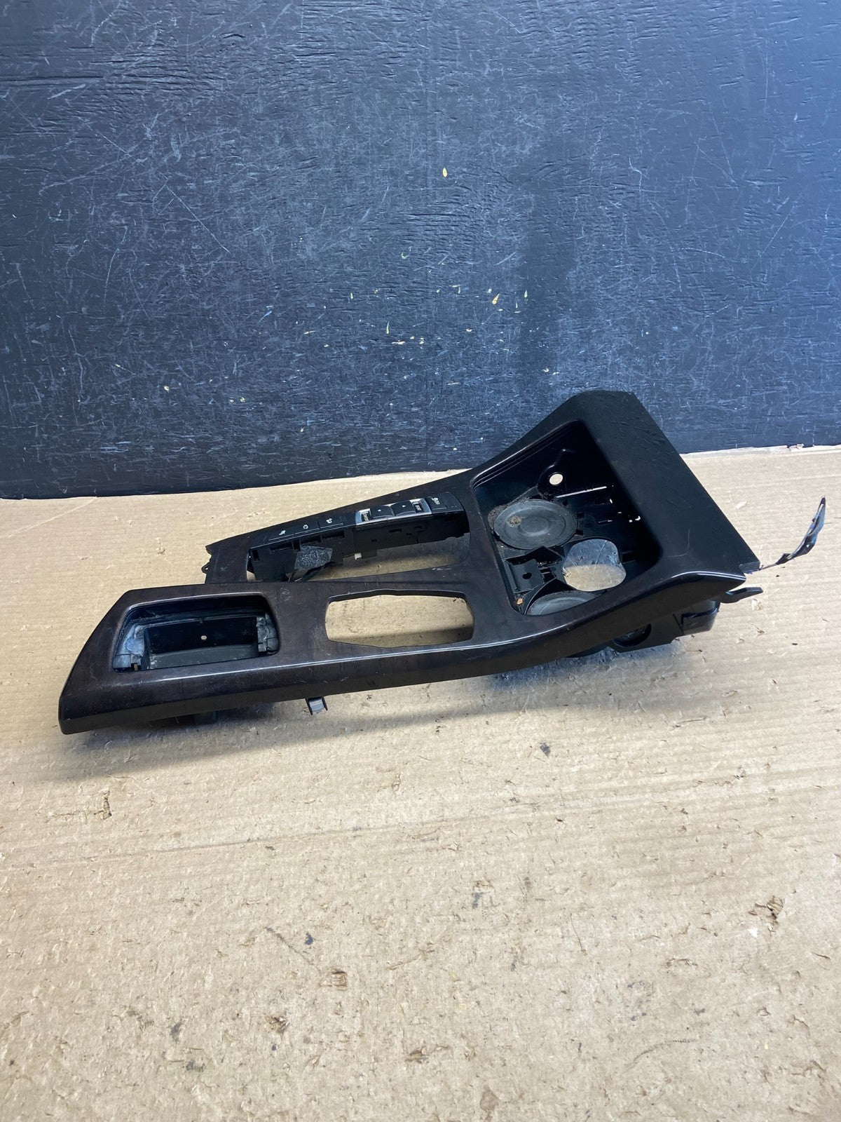 2011-2016 BMW 5 F10 Center Shifter Console Trim Cup Holder Switches OE AH5162 DG2