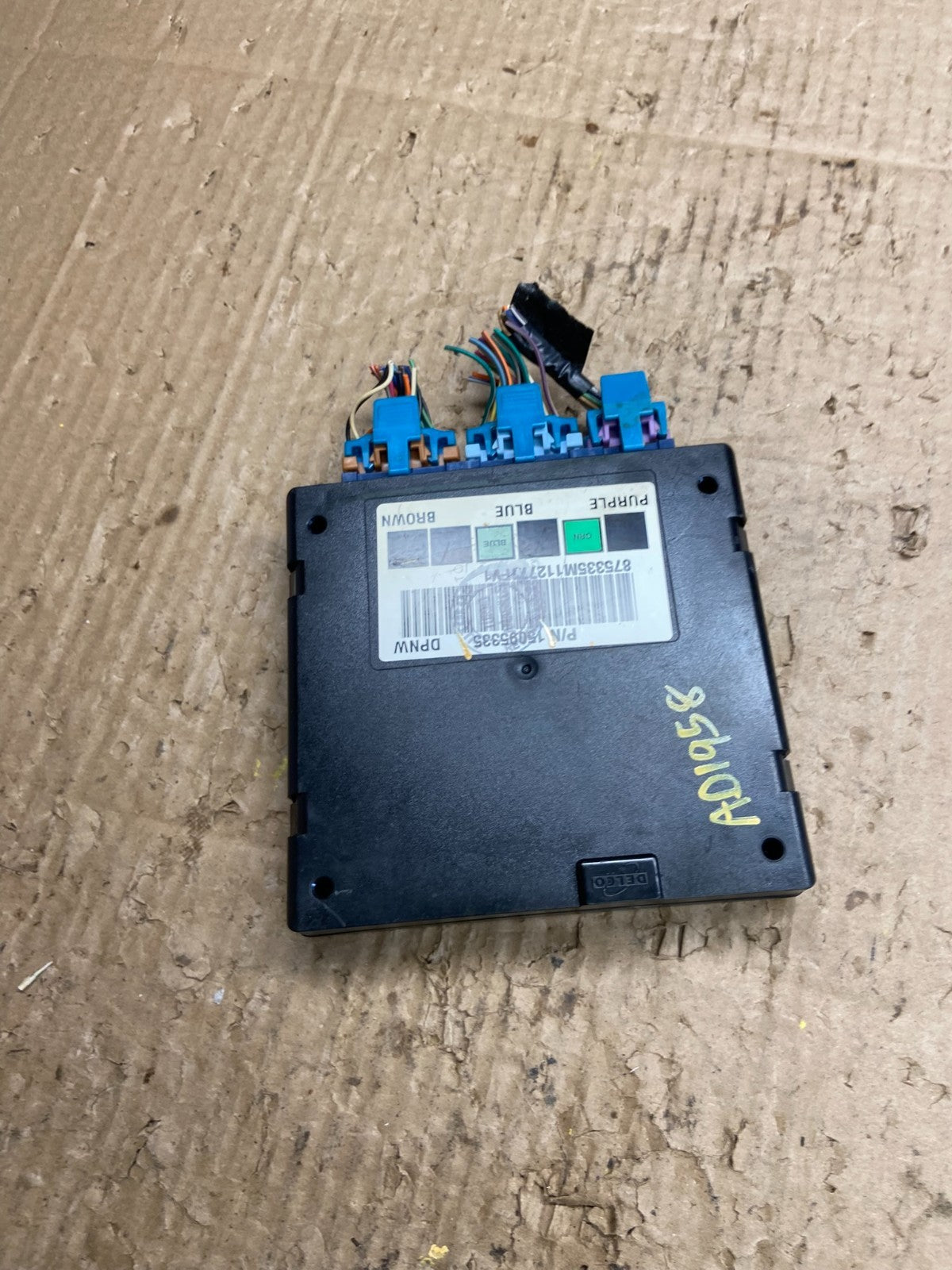 2002 Chevrolet Avalanche Silverado Body Control BCM Module ad1958 DG4