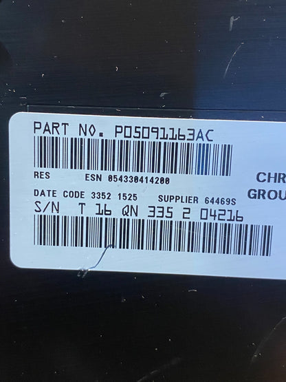 2007-2012 Chrysler Dodge Jeep Ram Radio CD MP3 AUX Receiver AG3997 3DG6
