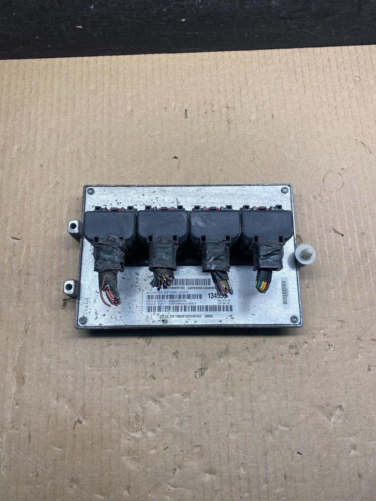 2012 Jeep Liberty 3.7L Engine Control Unit ECU ECM P68103707AD ah7463 DG0