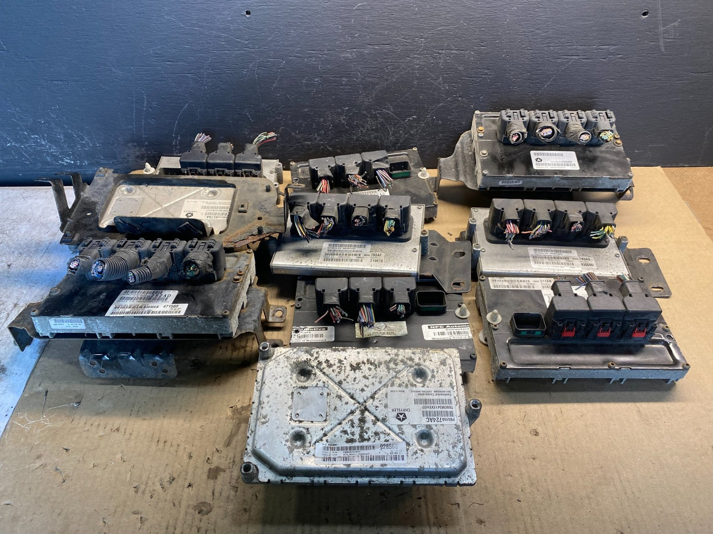 Mix of 10 Dodge ECM Engine Computer Module AC10160