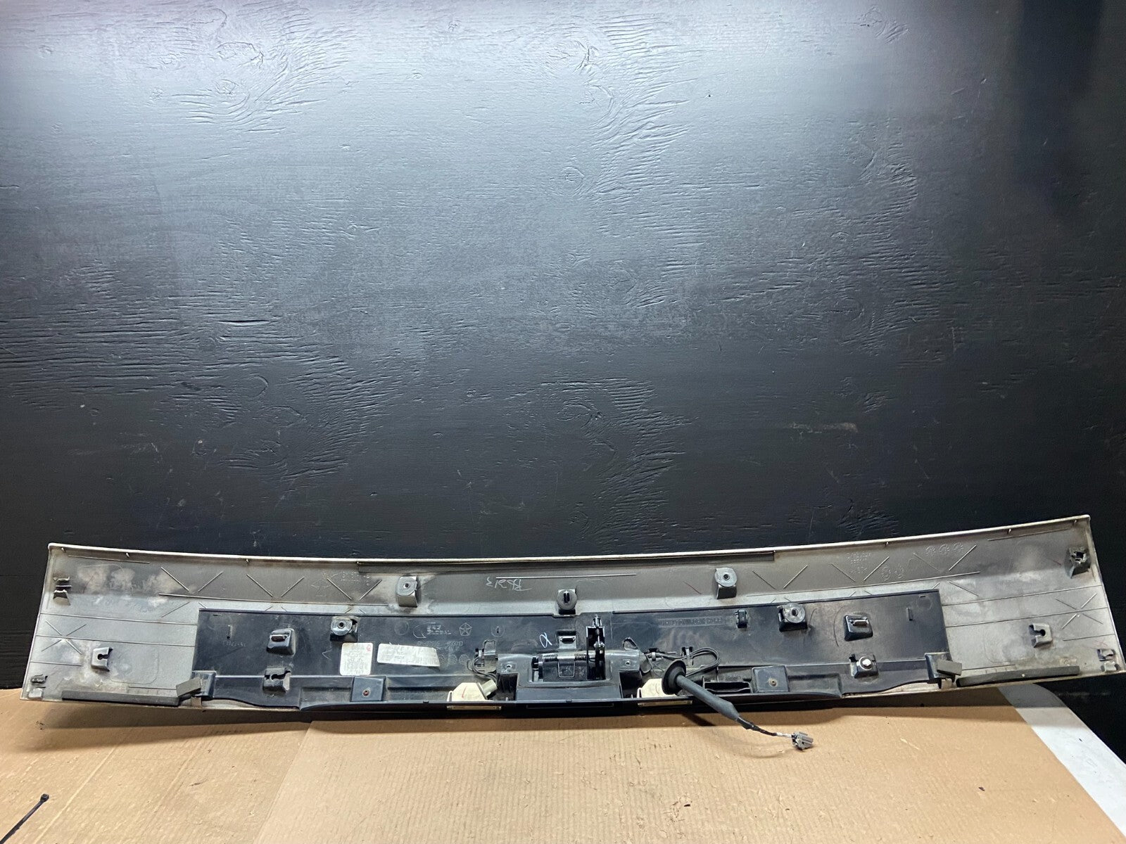 2011-2018 Dodge Grand Caravan Black Rear Tail Gate Trim Molding Panel OEM D50516