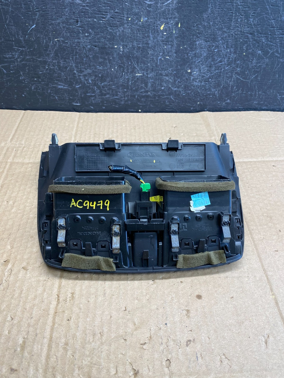 2007 2008 2009 Acura Mdx Center Console Upper Air Vent Hazard Trim AC9479 DG3
