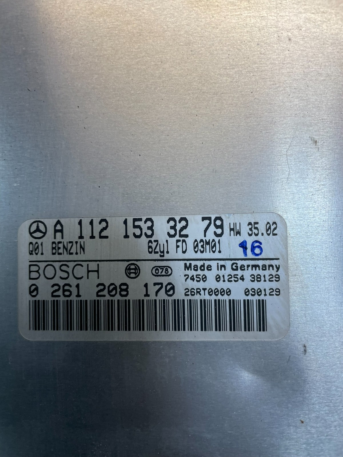1999 to 2005 Mercedes E320 CLK320 Engine Control Unit ECU Module Oem T2931 DG3