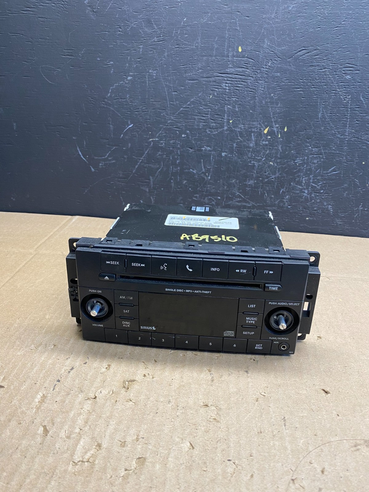 2007-2012 Chrysler Dodge Jeep Ram Radio CD MP3 AUX Receiver AD5054 DG0